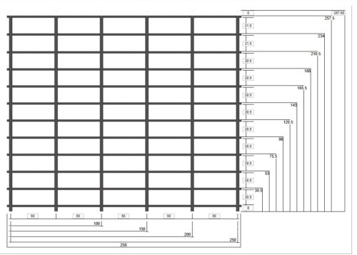 DVD-hylly 5/12  257x258cm Hiili